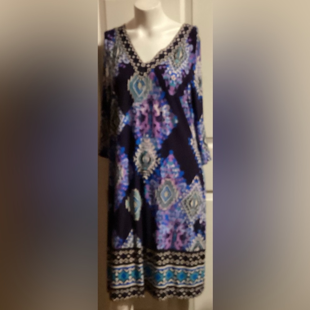 SHADES OF PURPLE AND BLUE DRESS